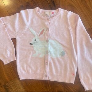 Pink Chicken Girls Rabbit Sweater Light Pink